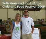 Amanda and Nik at the Childrens Food Festival